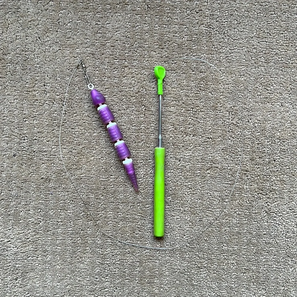 🎣 Vintage Fishing Pole & Fish Cat Toy